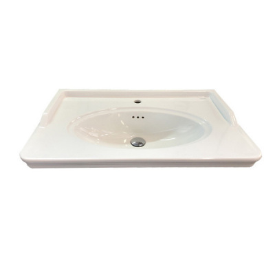 COMFORTY. Тумба-умывальник "Неаполь-80" белый глянец с раковиной 50180 фото в интернет-магазине Русалия