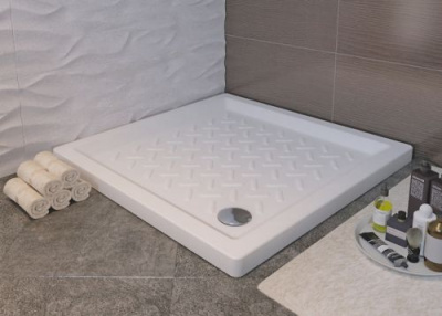 Душевой поддон керамический квадратный 90х90 CR-099 RGW фото в интернет-магазине Русалия