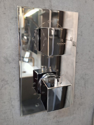 Душевая система с термостатом Cascata 040103 Cr AltroBagno фото в интернет-магазине Русалия