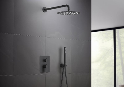 Set 3 в 1 душевой комплект AQUATEK, матовый черный AQ1272MB ОБЕРОН фото в интернет-магазине Русалия