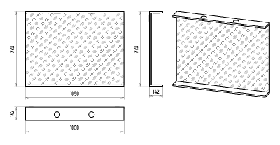 Зеркало Енисей 105 Э-Ени02105-011 Misty фото в интернет-магазине Русалия