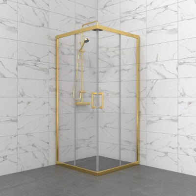 Душевой уголок Фикс-Голд 100*100, квадрат (2 места) Щ0000077241 Triton фото в интернет-магазине Русалия