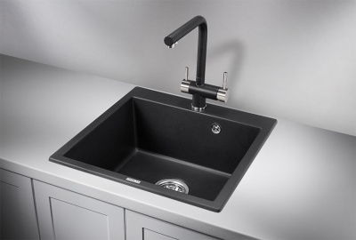 Кухонная мойка GRANULA (5102, ЧЁРНЫЙ) фото в интернет-магазине Русалия