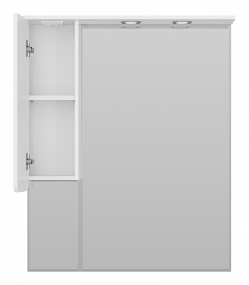 Зеркальный шкаф Чегет 85 левый П-Чег-02085-01Л Misty фото в интернет-магазине Русалия