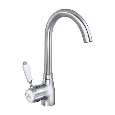 Смеситель Славен для мойки с высоким изливом одноручный Коттедж М (СЛ-ОД-М22) фото в интернет-магазине Русалия