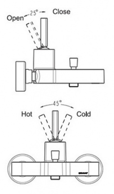 Смеситель для ванны с гарнитуром Spring F679113C-B Bravat фото в интернет-магазине Русалия