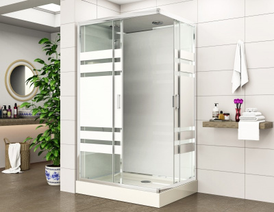 Прямоугольная душевая кабина 120х90х210 ESKE129CKRU Esbano фото в интернет-магазине Русалия
