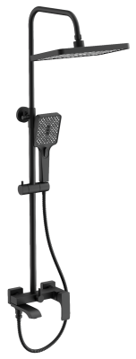 Душевая система BELZ черный (B24507-7) фото в интернет-магазине Русалия