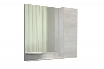 COMFORTY. Зеркало-шкаф "Верона-90" дуб белый фото в интернет-магазине Русалия