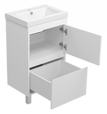 Тумба Алиса 50 с раковиной Misty Алиса 50 Misty фото в интернет-магазине Русалия