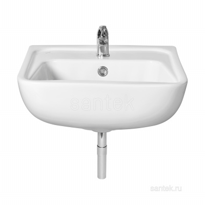 Раковина Santek Лонги 450х420 отверстие под смеситель 1WH501753 фото в интернет-магазине Русалия