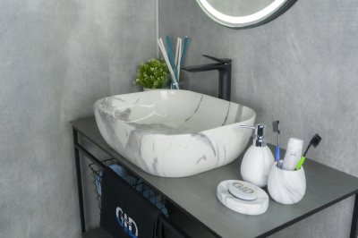 Раковина накладная Gid K397G125 фото в интернет-магазине Русалия