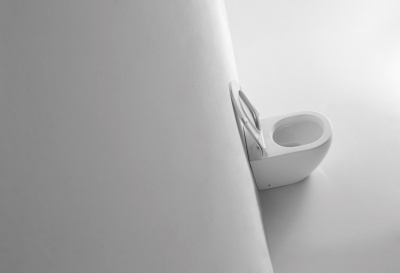 Унитаз приставной CeramaLux 3176 бело-глянцевый фото в интернет-магазине Русалия