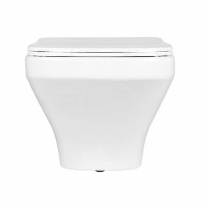 BOND F11-10 Унитаз подвесной безободковый с сиденьем с микролифтом фото в интернет-магазине Русалия