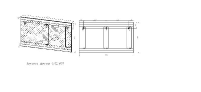 Зеркало "Даллас 150", Люкс белое СС-00002354 Style Line фото в интернет-магазине Русалия