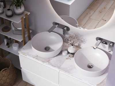 Встраиваемый смеситель для раковины Moduo A64096 Cersanit фото в интернет-магазине Русалия