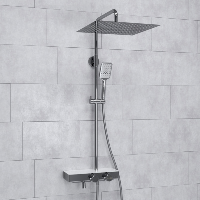 A113.119.126.CH Thermo Душевой комплект с термостатическим смесителем Wasserkraft фото в интернет-магазине Русалия