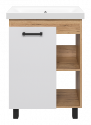 Тумба Крафт 60 с раковиной Cersanit Moduo Slim 60 Misty фото в интернет-магазине Русалия