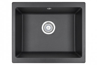 Кухонная мойка GRANULA (5551, ЧЁРНЫЙ) фото в интернет-магазине Русалия
