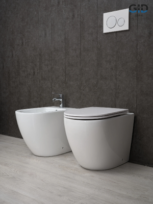 Биде напольное Gid BDN-36 21106 белый 56x36.5x42 фото в интернет-магазине Русалия