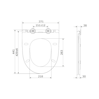 C117853WH Awe сиденье для унитаза микролифт фото в интернет-магазине Русалия