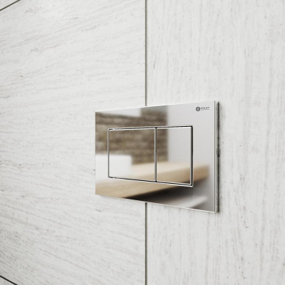 Клавиша смыва Ника PN44081C хром Point фото в интернет-магазине Русалия