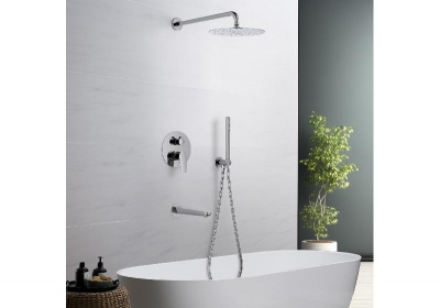 Set 4 в 1 душевой комплект AQUATEK AQ1173CR БЕТТА фото в интернет-магазине Русалия