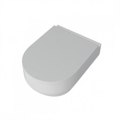 Унитаз подвесной безободковый Dami SH0208 с сиденьем-микролифт SHRUDERS фото в интернет-магазине Русалия