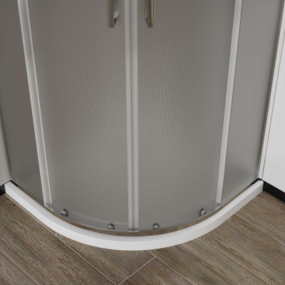 Душевой уголок City VSQ-5CT800MT, 800*800, хром, стекло текстурное Vincea фото в интернет-магазине Русалия