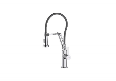 Смеситель для кухни 2 jet (профессиональный) AQUATEK AQ1388CR ЕВРОПА фото в интернет-магазине Русалия