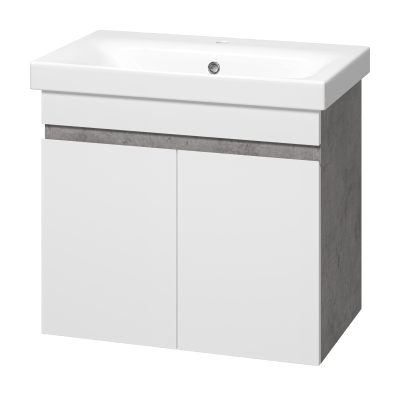 Тумба Ронда 60 подвесная с раковиной Cersanit Moduo Slim 60 Misty фото в интернет-магазине Русалия