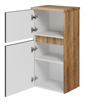 Шкаф Ива 40 подвесной универсальный (графит) П-Ива05040-48 Misty фото в интернет-магазине Русалия