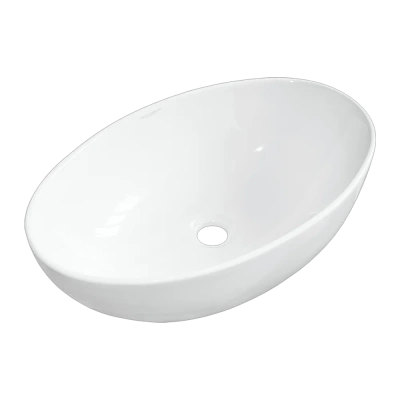 Раковина накладная овальная Ringo Slim 53 RNGSLWB01S Sanita Luxe фото в интернет-магазине Русалия