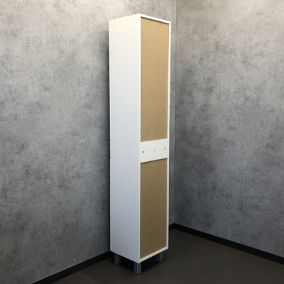 COMFORTY. Шкаф-колонна "Модена М-35" белая матовая фото в интернет-магазине Русалия