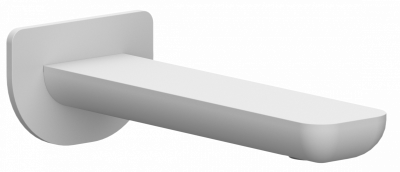 Излив настенный 18 см Remer Infinity 91IBO, белый матовый фото в интернет-магазине Русалия