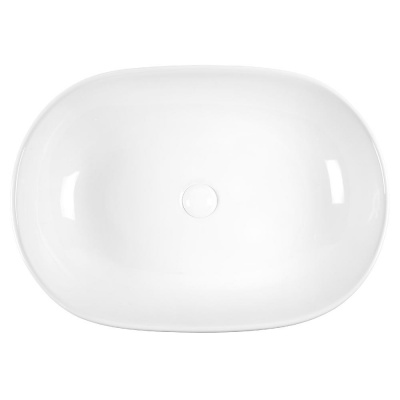 BOND S59-600 Раковина накладная овальная 60*40*15см белая фото в интернет-магазине Русалия