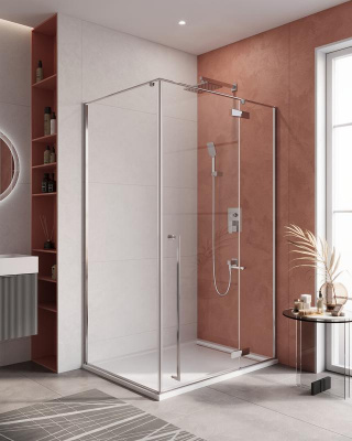 Душевой уголок Cezares LINER-AH-1-120/90-C-Cr-R фото в интернет-магазине Русалия
