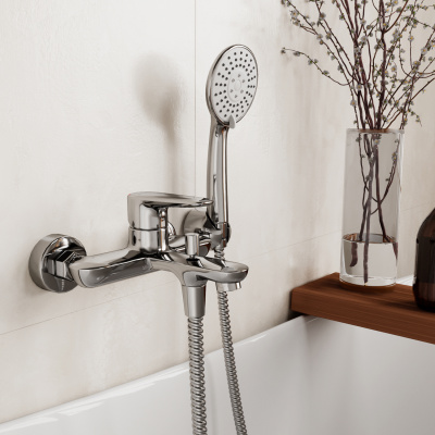 Vils 5601 Смеситель для ванны с коротким изливом Wasserkraft фото в интернет-магазине Русалия