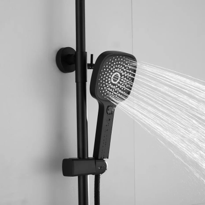 Душевая система Shevanik S8236H, черный фото в интернет-магазине Русалия