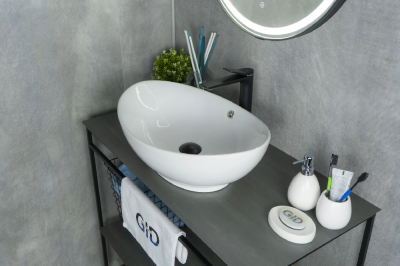 Раковина накладная Gid N9019 фото в интернет-магазине Русалия