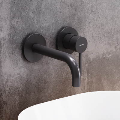 360260300 Scandinavian Pure, встраиваемый смеситель для раковины, чёрный фото в интернет-магазине Русалия