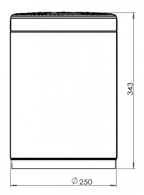 Сенсорное ведро 9 л JAVA (S-882-9W) фото в интернет-магазине Русалия