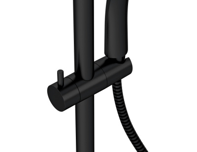 Душевая система с термостатом для душа Brasko Black А63112 черная Cersanit фото в интернет-магазине Русалия