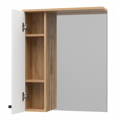 Зеркальный шкаф Крафт 60 левый П-Кра-02060-011Л Misty фото в интернет-магазине Русалия