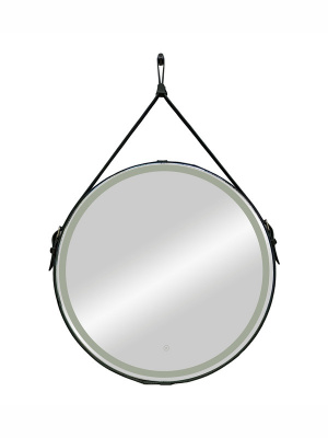 Зеркало с подсветкой Millenium Black d650 зеркальный отступ ЗЛП969 Continent фото в интернет-магазине Русалия