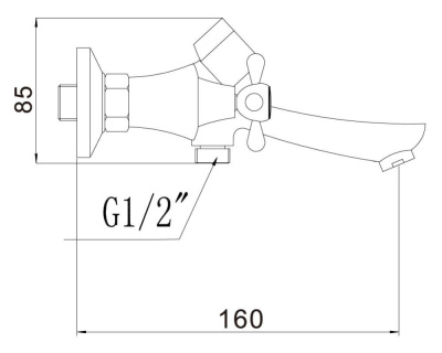 Смеситель для ванны Fmark (FM2227) фото в интернет-магазине Русалия