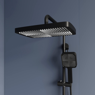 Душевая стойка RGW SP-35B черный фото в интернет-магазине Русалия