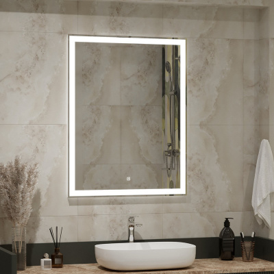 Зеркало с подсветкой Mercury 700x900 ЗЛП506 Continent фото в интернет-магазине Русалия