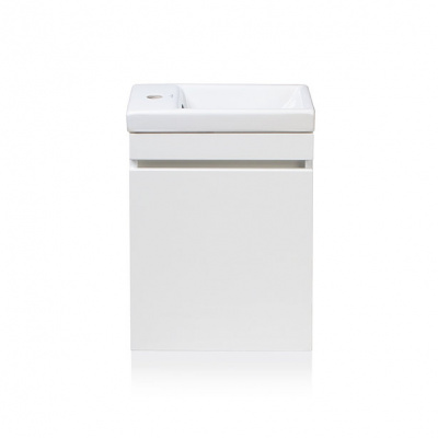 Тумба с раковиной Compact 40 подвесная белая Style Line фото в интернет-магазине Русалия
