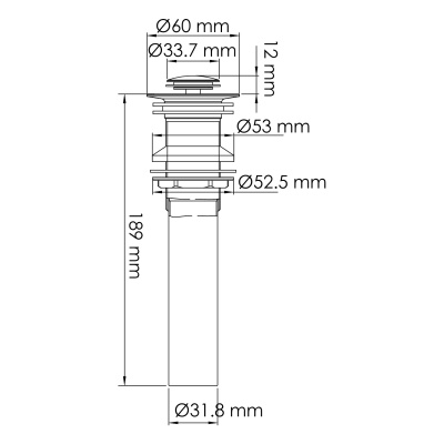 A250 Донный клапан Wasserkraft фото в интернет-магазине Русалия
